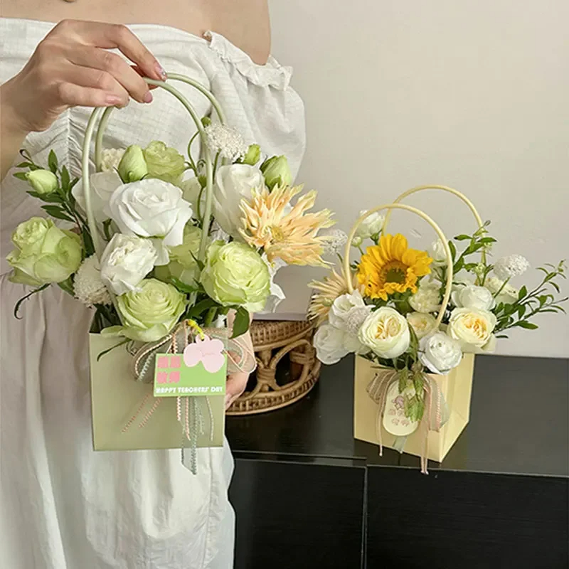 Kraft Flower Gift Bags Portabl - Florist Supply House 리뷰 및 가격
