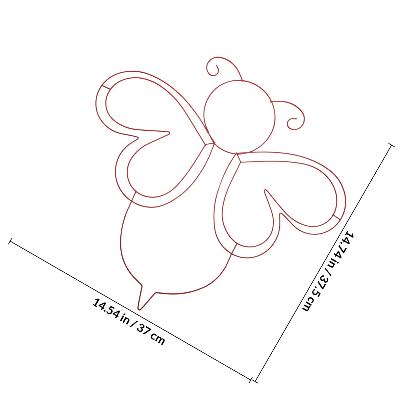 Bee Metal Wreath Frame Sturdy  - Wreath Form Wire 리뷰 및 가격