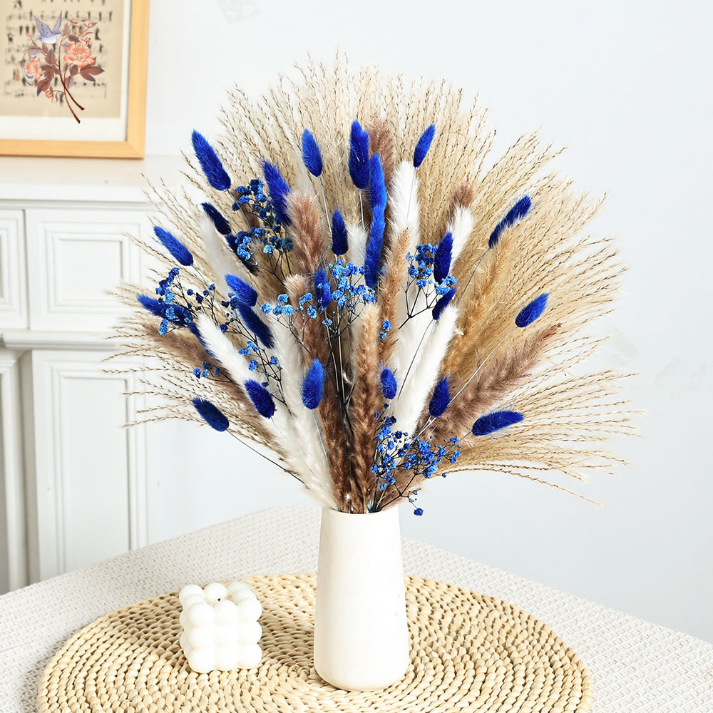 70 Stem Blue Fluffly Rabbit Ta - Florist Supp 리뷰 및 가격