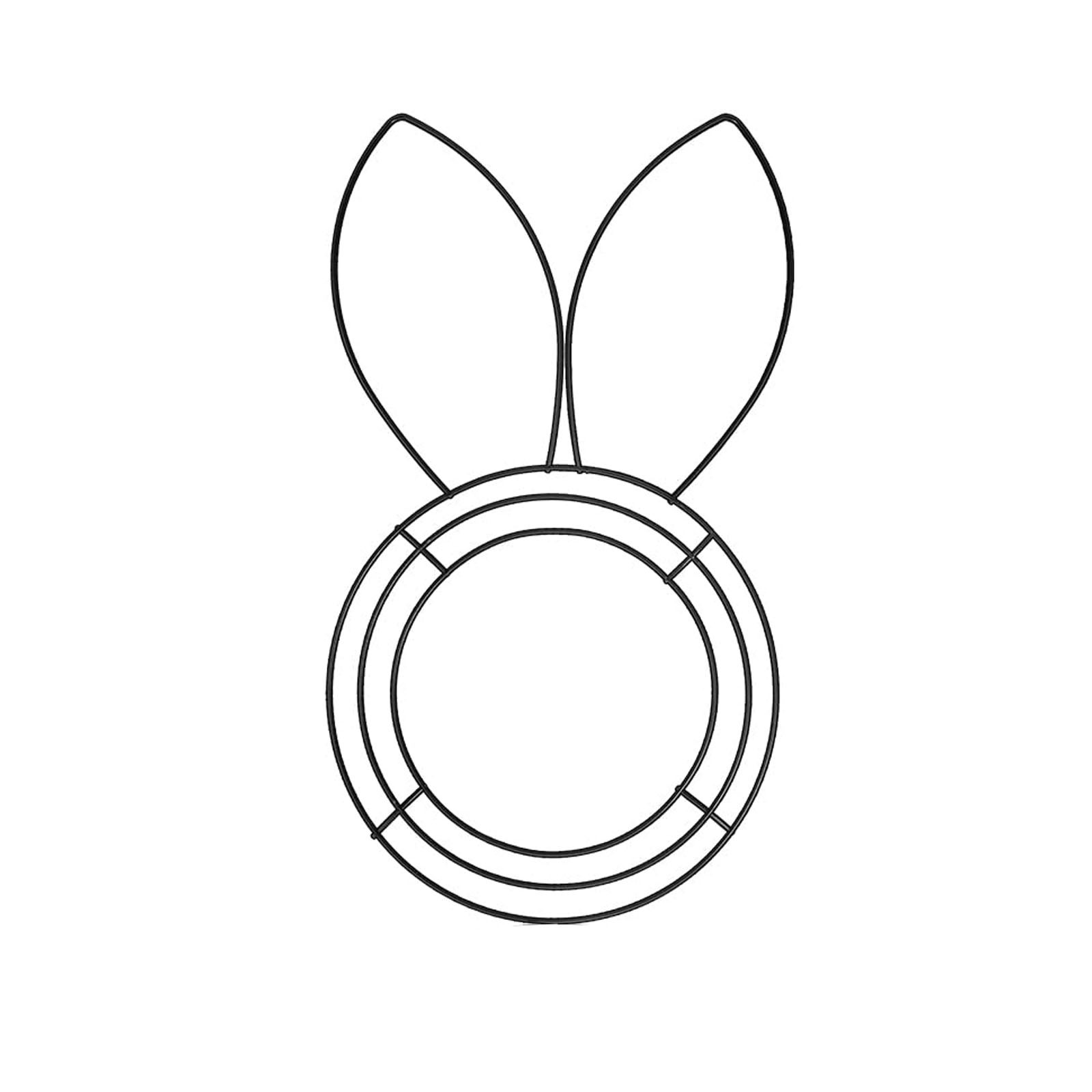 Easter Bunny Shaped Wire Wreat - Wreath Form Wire 리뷰 및 가격