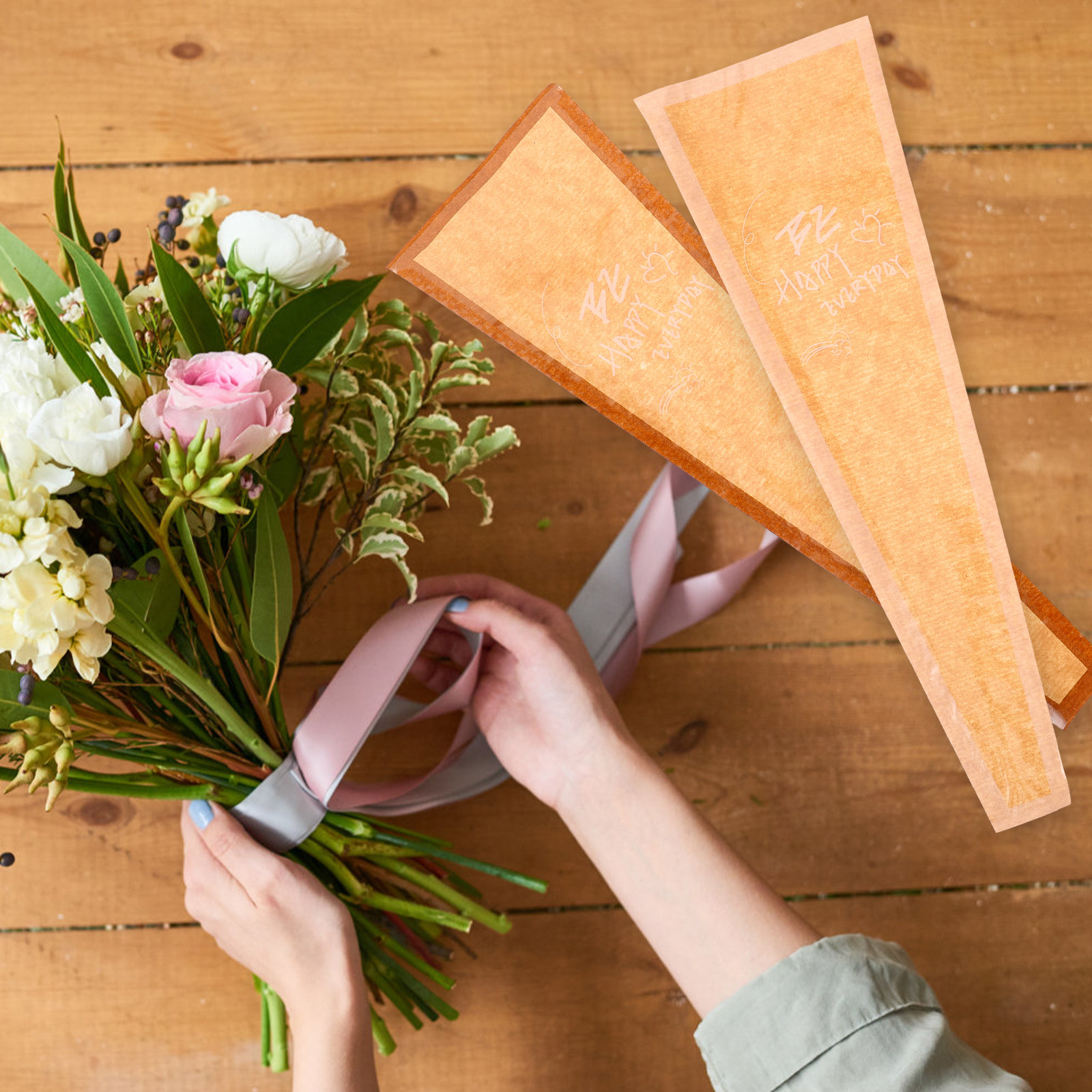 60Pcs Eco Friendly Kraft Paper - Flower Wrap Kraft 리뷰 및 가격