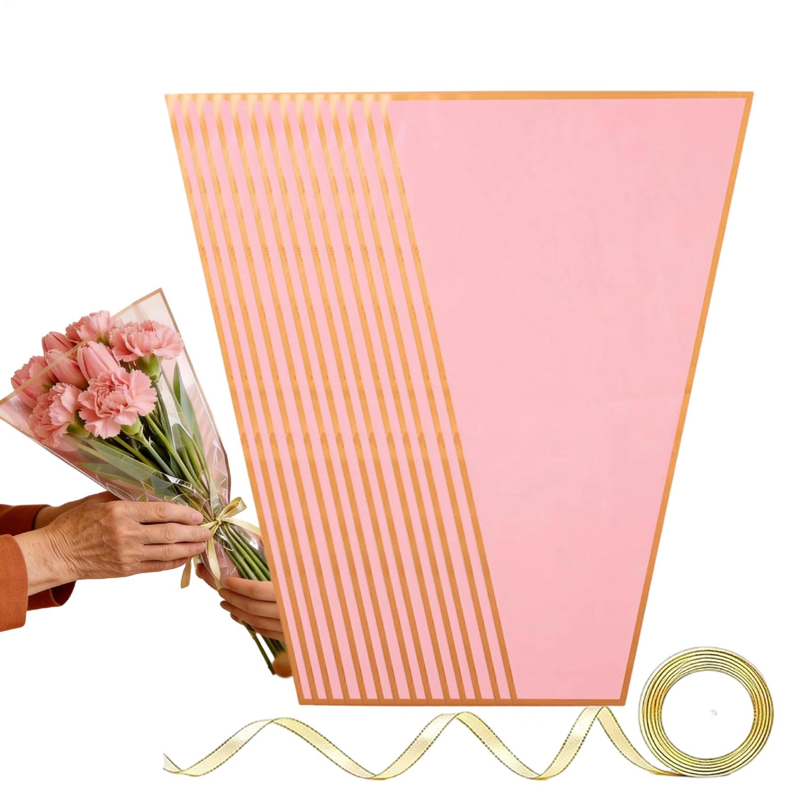 Flower Wrapping Bags 50 Pieces - Florist Supply Ribbon 리뷰 및 가격