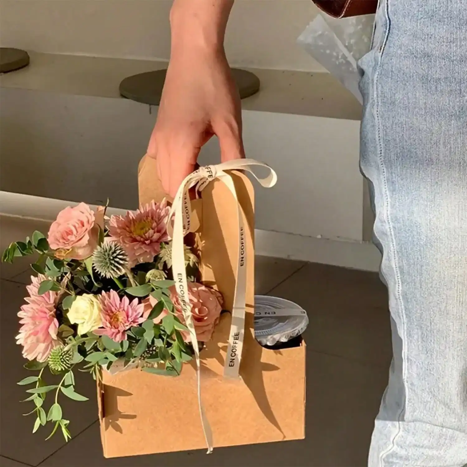 Kraft Paper Flower Bouquet Gif - Flower Wrap Kraft 리뷰 및 가격