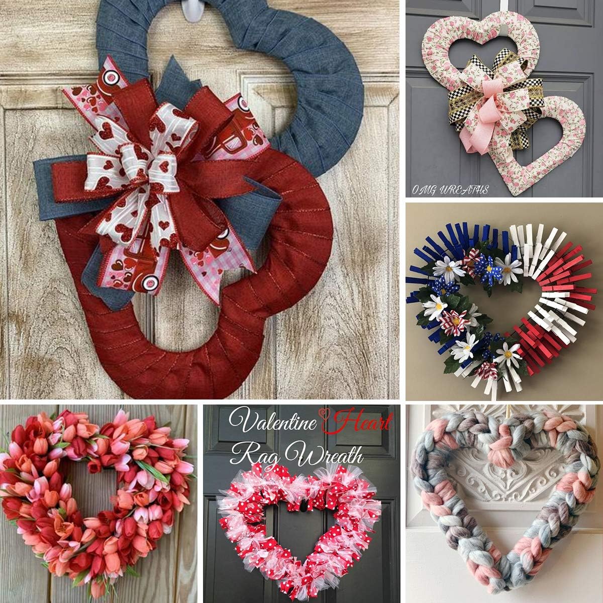 3 Pack Premium Metal Heart  Fo - Wreath Form Wire 리뷰 및 가격