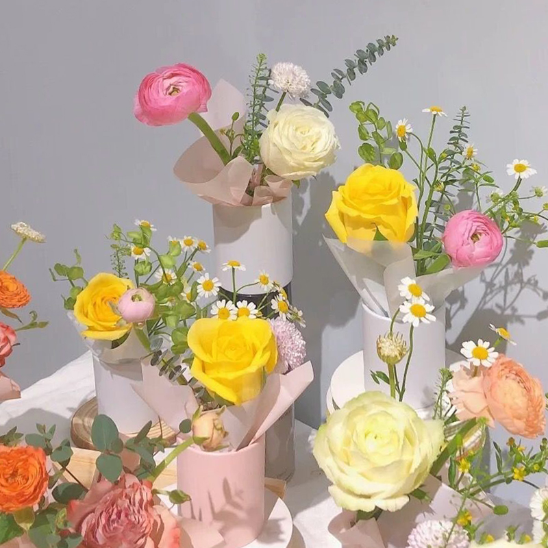 4pcs Mini Round Flower Box Gif - Florist Supply House 리뷰 및 가격