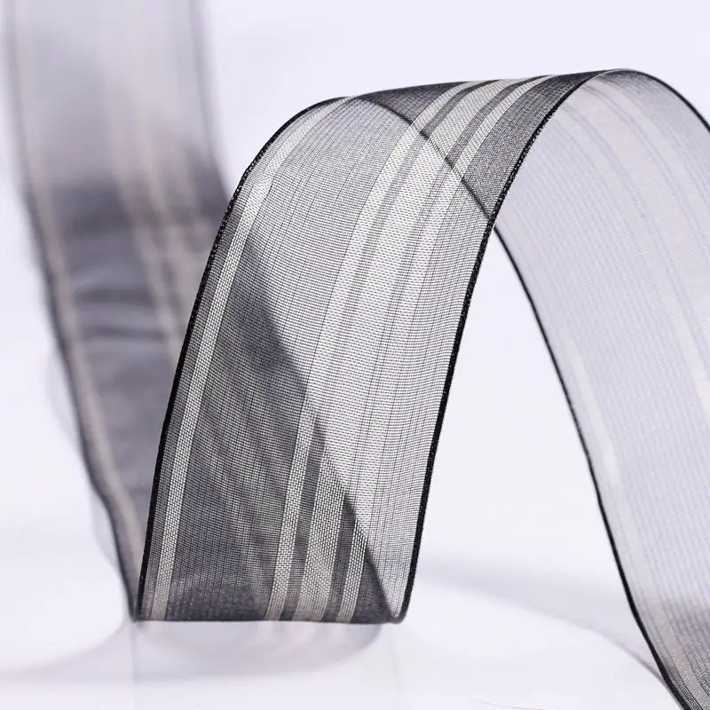 Striped Organza Ribbon Transpa - Florist Supply Ribbon 리뷰 및 가격