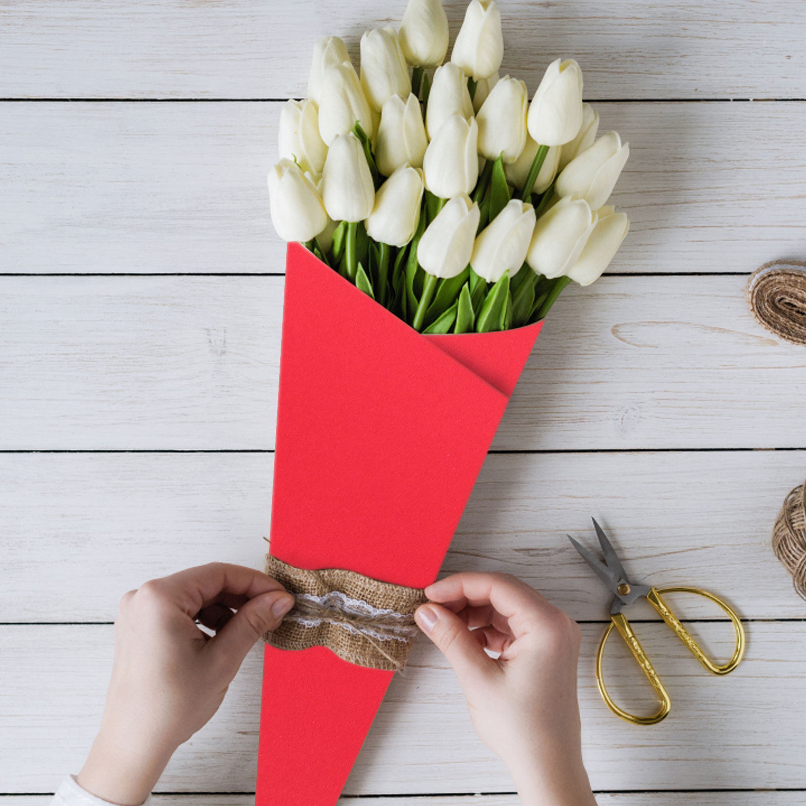 1 Roll Red Kraft Paper Roll fo - Flower Wrap Kraft 리뷰 및 가격