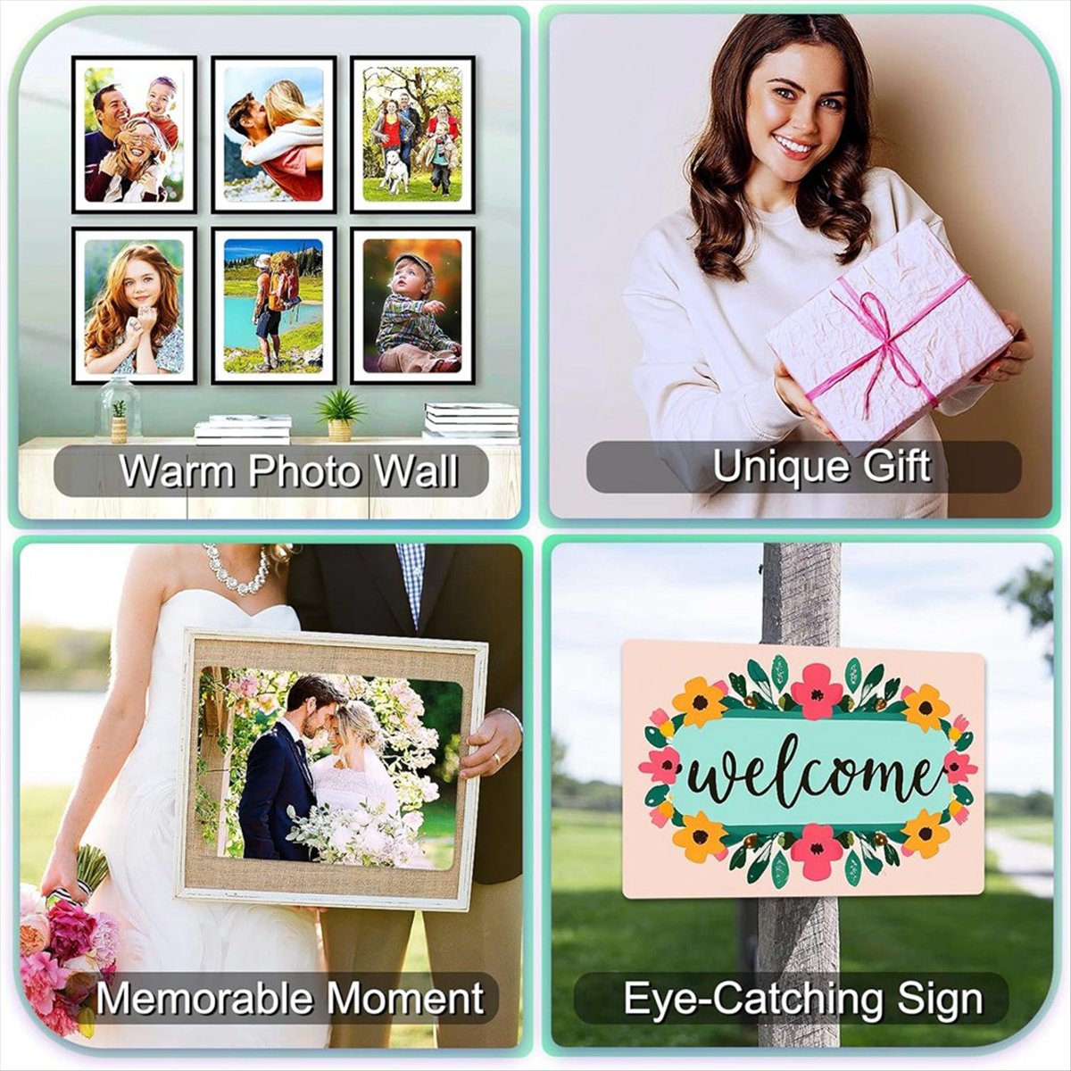 10PCS Sublimation Metal Photo  - B&J Florist Supply Nyc 리뷰 및 가격