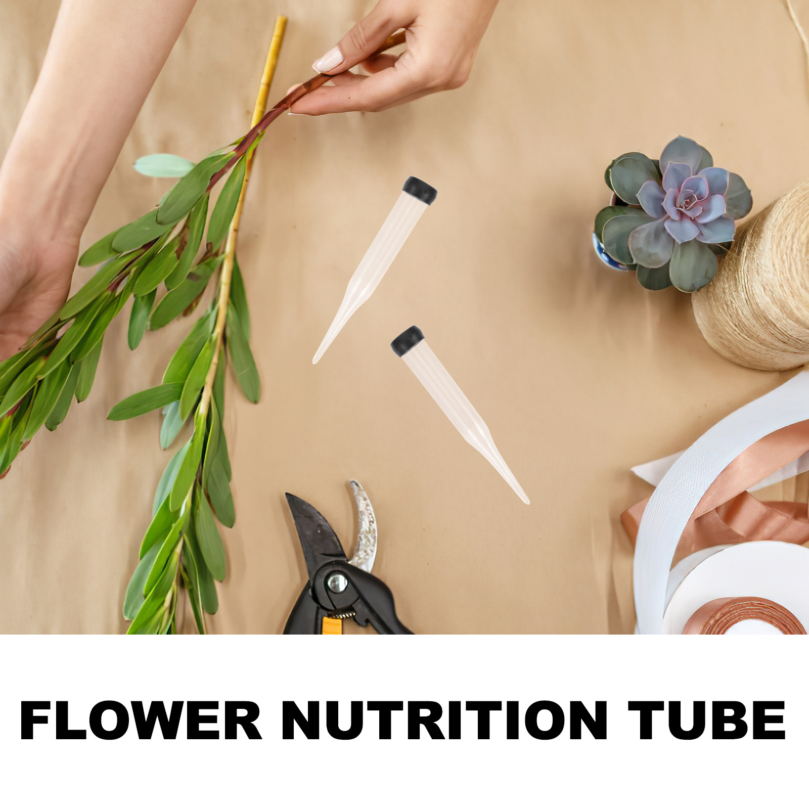 50Pcs Fresh Flower Water Tubes - Florist Supp 리뷰 및 가격