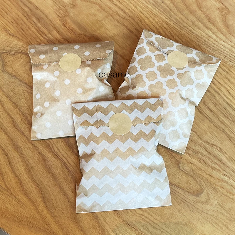 25pcs Kraft Paper Bags Candy B - Flower Wrap Kraft 리뷰 및 가격