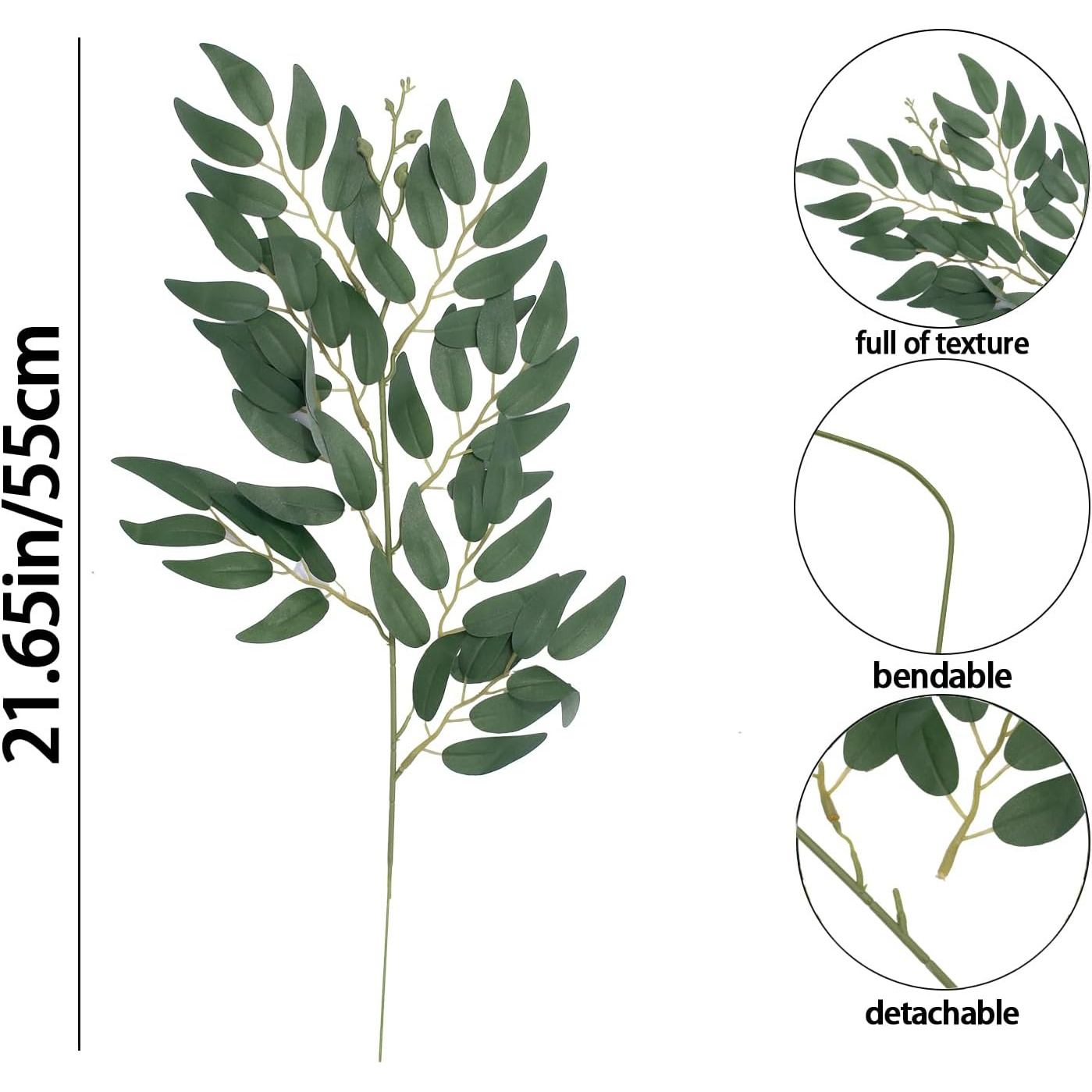 24Pcs Artificial Italian Ruscu - Ruscus Stem Faux 리뷰 및 가격