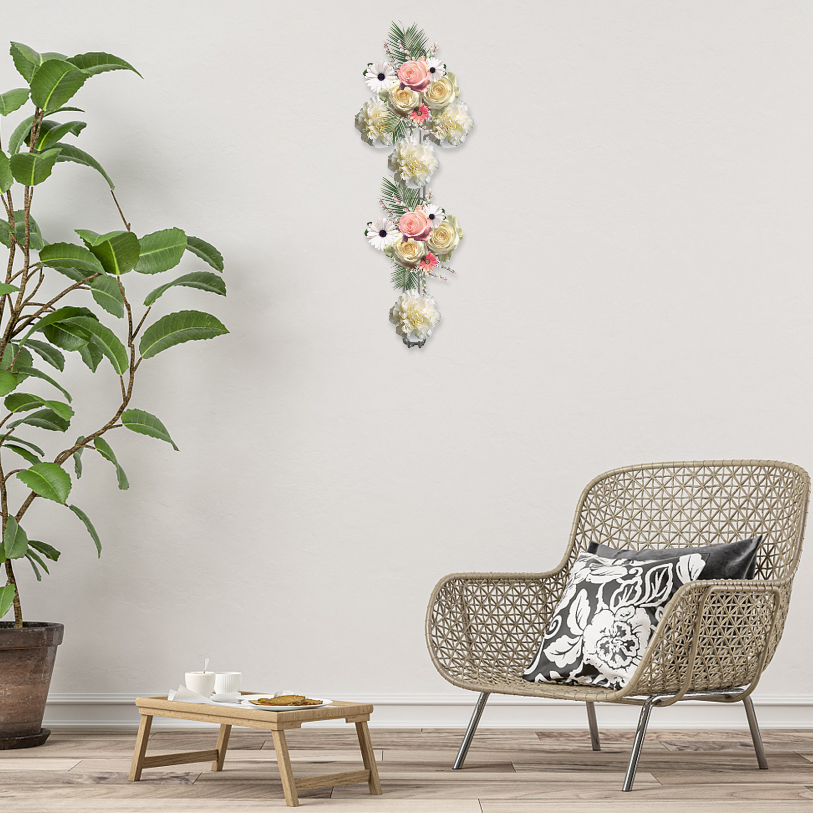 Cross Shape Iron Wreath Frame  - Wreath Form Wire 리뷰 및 가격