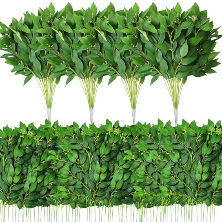 80 Pcs Italian Ruscus Greenery - Ruscus Stem Faux 리뷰 및 가격