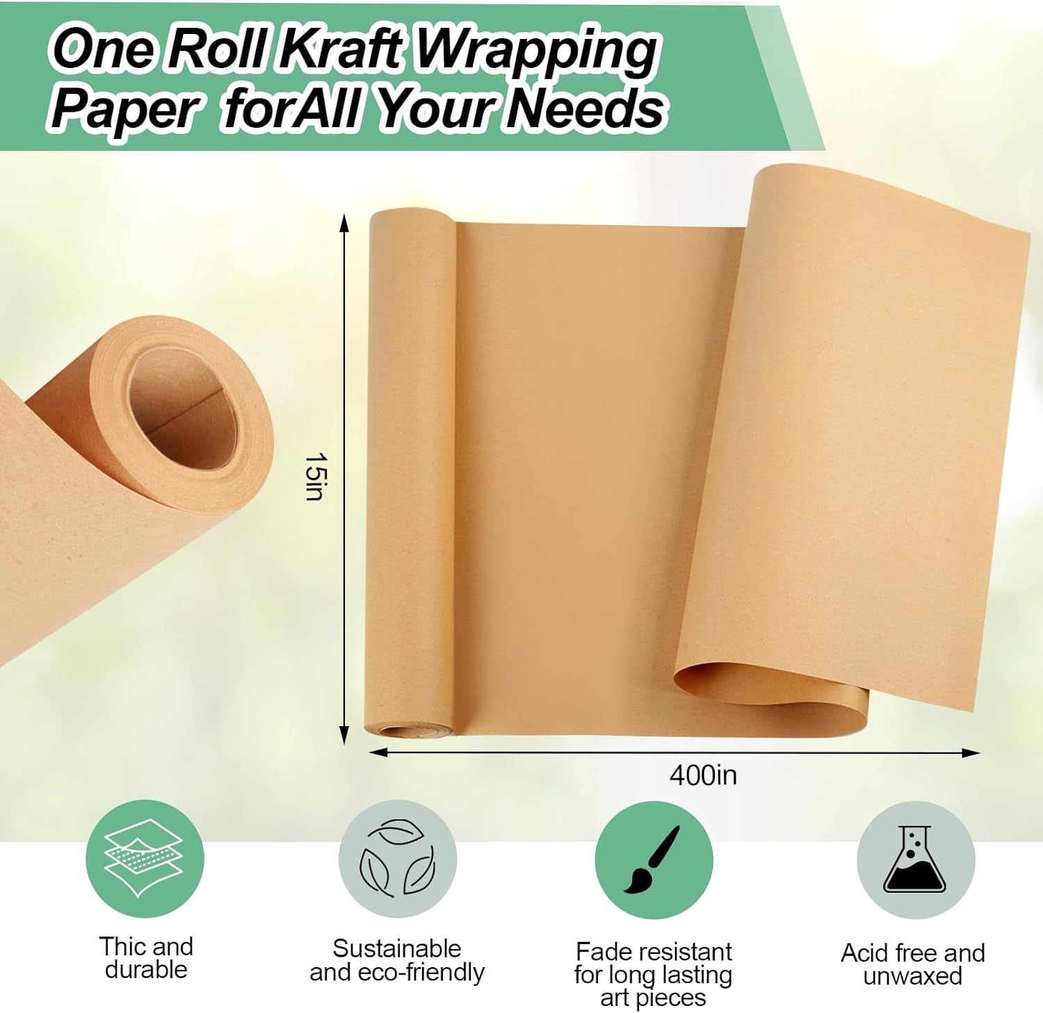 Kraft Paper Masking Paper Eco- - Flower Wrap Kraft 리뷰 및 가격