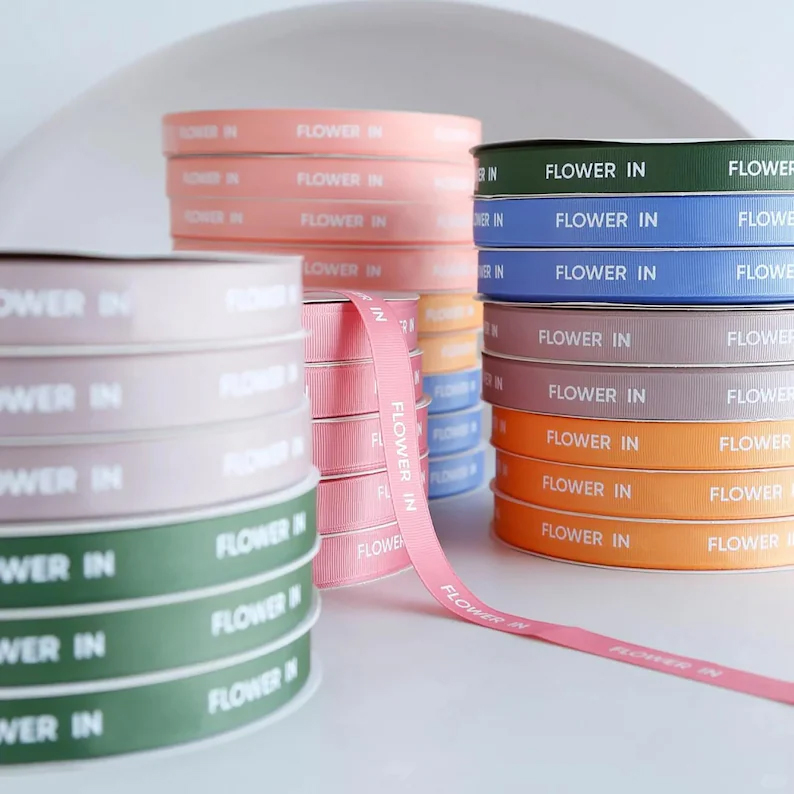 Personalized Grosgrain Ribbon  - Florist Supply Ribbon 리뷰 및 가격