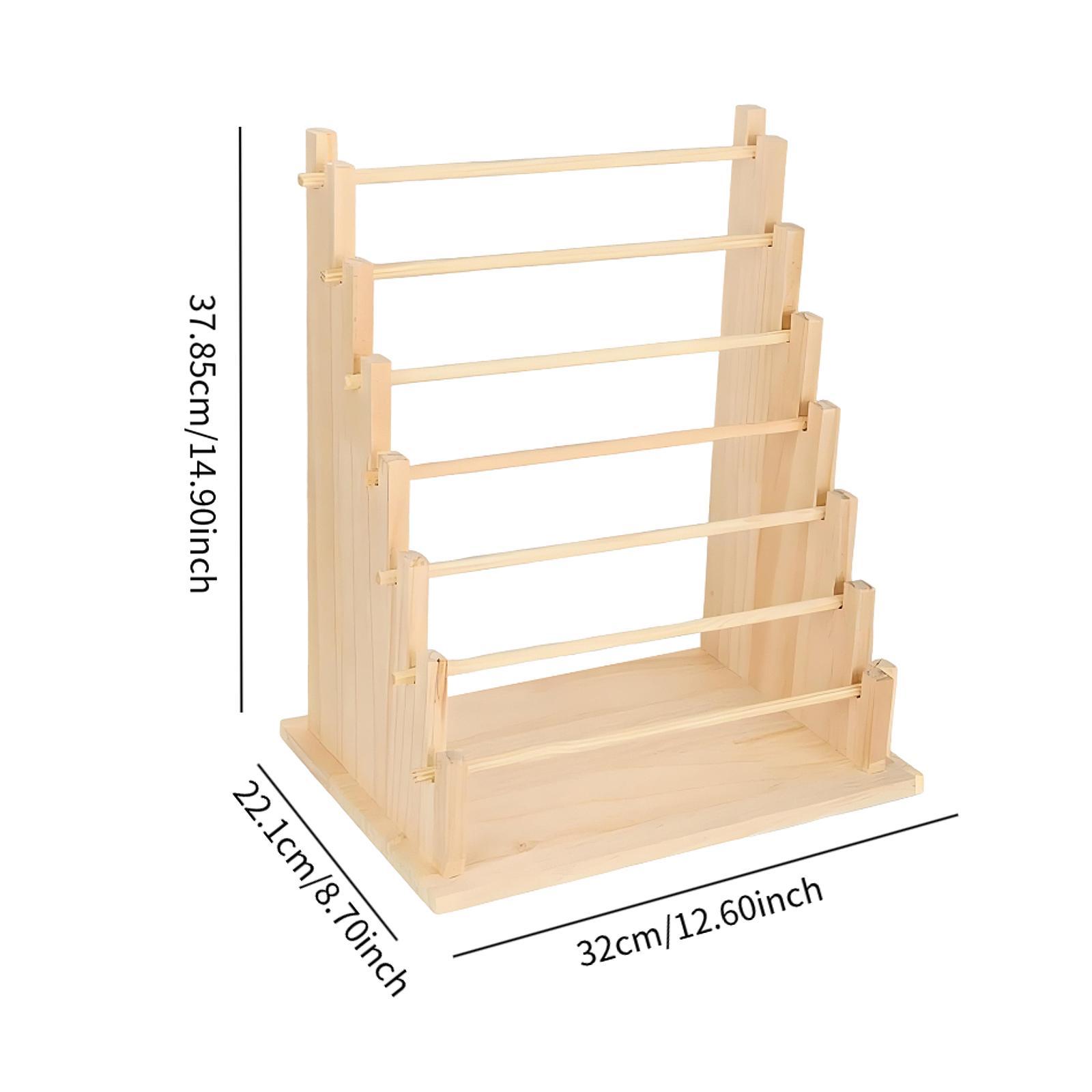 Wooden Ribbon Organizer Rack B - Florist Supply Ribbon 리뷰 및 가격