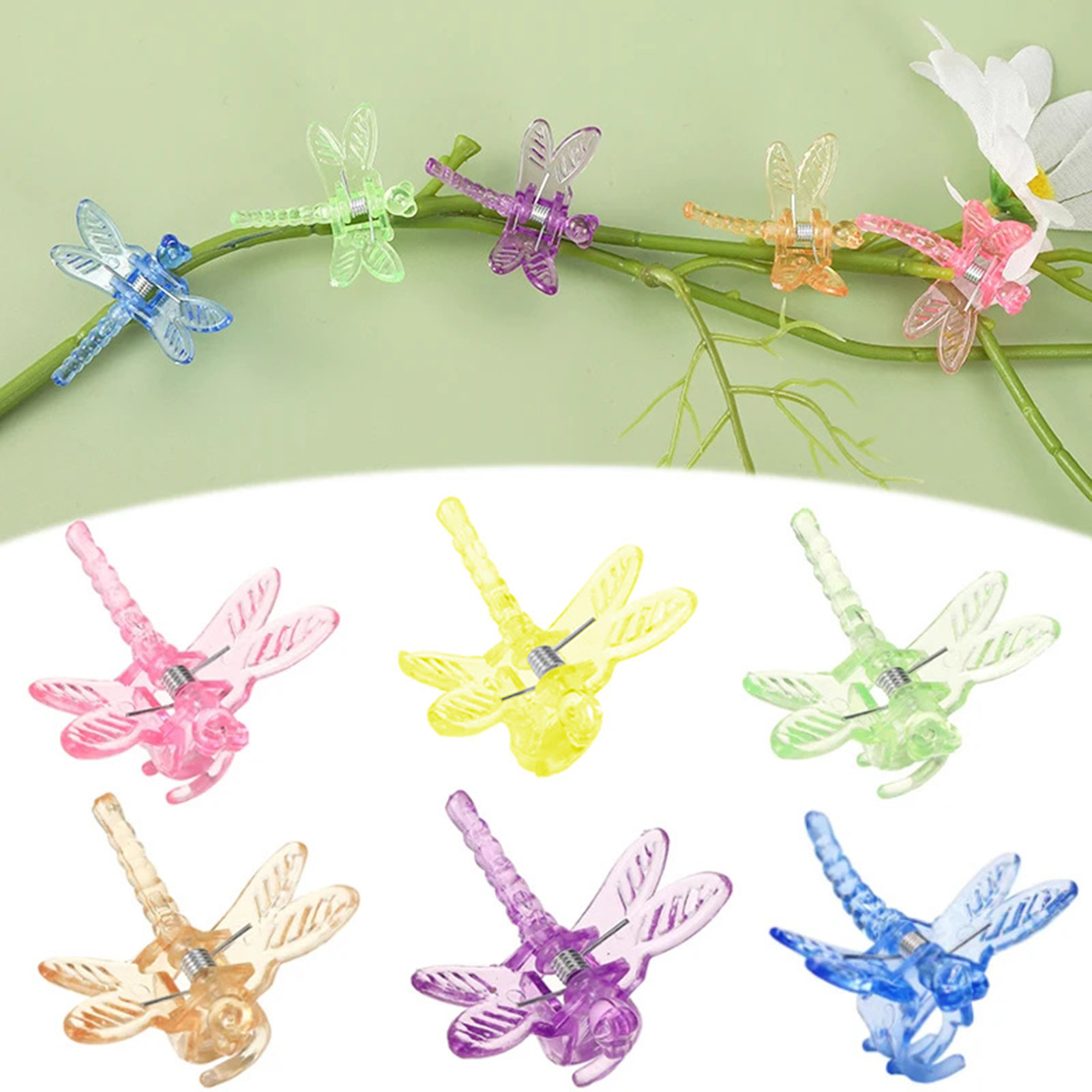 100pcs Plant Orchid Clips Tran - Florist Supp 리뷰 및 가격